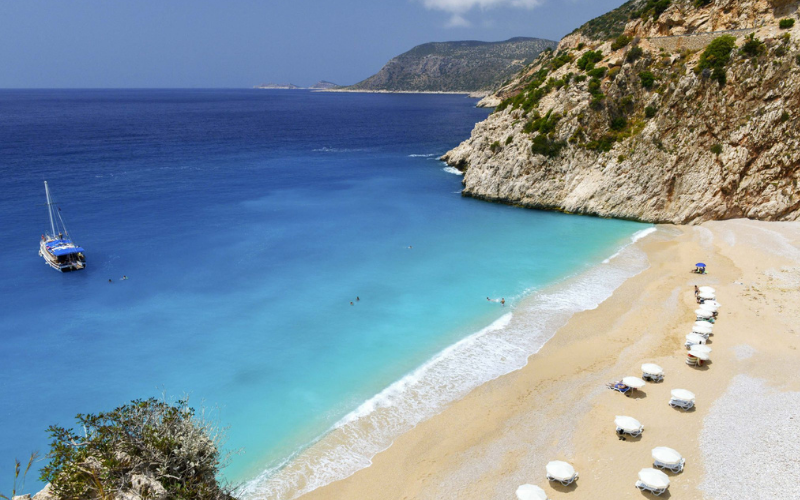 Kaş & Kaputaş ve Günbatımı Tekne Turu Kemer çıkışlı